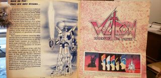 COMPLETE 1984 VOLTRON Defender of the Universe Panini Sticker Album 3