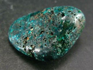 Dioptase Tumbled Stone From Congo - 1.  5 "