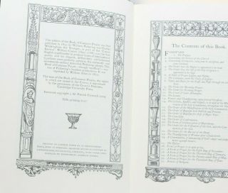 The Book of Common Prayer - Folio Society 2007,  SLIPCASE 5th Print 4