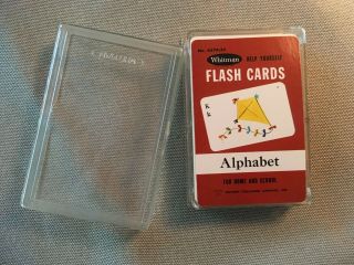 Vintage Whitman Alphabet Flash Cards 1962