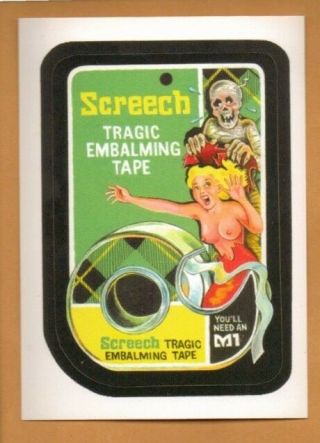 Wacky Packages Lost Wackys X Packs Set With Uncensored Nude Screech Variation
