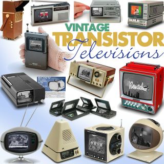 Vintage Transistor Televisions Sony Sinclair Philco Safari Jvc Tv Collector Book