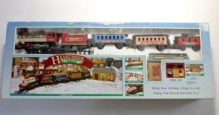 Hearthside Village Battery Operated Christmas Train Set Complete No.  171