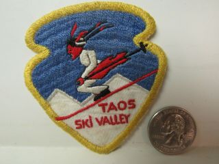 Vtg.  Taos Ski Valley Mexico Souvenir Patch