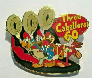 Donald Three Caballeros 60th Anniversary Jumbo Disney Pin Le 100 38325