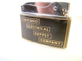 Vintage Ideal Adliter Chicago Electrical Supply Automatic Lighter Sparking Well