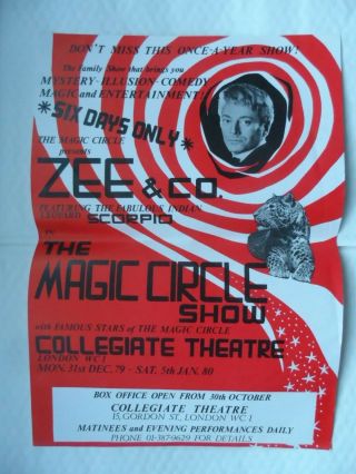 The Magic Circle Presents Zee & Co With Indian Leopard Scorpio - 1969/70