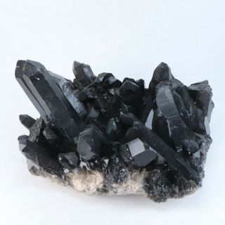 1015g Natural Black Quartz Crystal Cluster Mineral Specimen Rare A2413