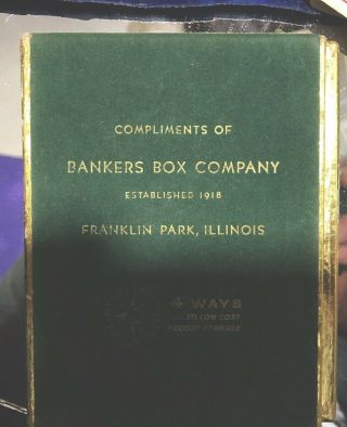 Set Of Matching Decks Of Playing Cards /vintage Bankers Box Co Franklin Park Il