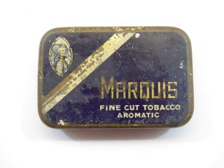 Tobacco Tin Marquis Fine Cut Aromatic Matar 