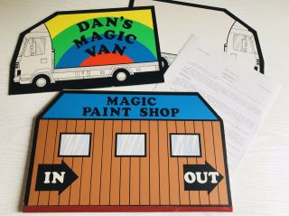 ‘dan’s Magic Van’ By Supreme Magic Rare Conjuring Magician Childrens Stage Prop