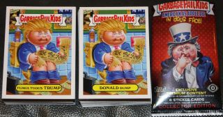 2016 Garbage Pail Kids American As Apple Pie Complete Set 220 Cards,  Wrapper