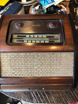 Rare Vintage Philco The Bing Radio & Record Player 10664 Model 46 1201