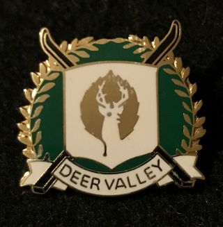 Deer Valley Skiing Ski Pin Badge Utah Ut Resort Souvenir Travel Salt Lake City