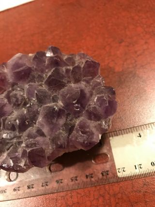 Large Rough Cut Chunk Of Purple Amethyst Rock Crystal Geode Display Specimen 3