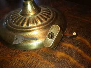 Antique Gulf Oil Company Pump Padlock with Key 5
