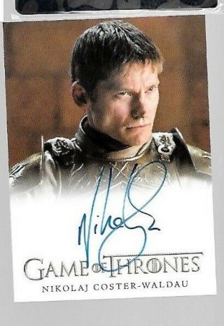 Nikolaj Coster - Waldau Game Of Thrones Autograph Card Season 7