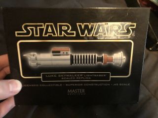 Master Replicas Luke Skywalker Star Wars Lightsaber.  45 Scale Sw - 300 Rotj Epvi A