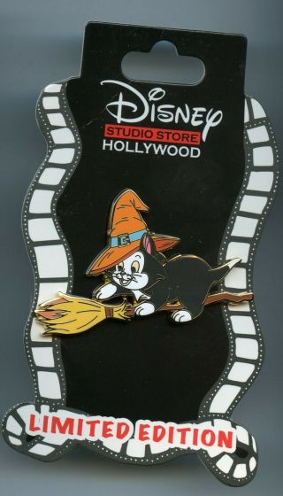Dsf Disney Cats On Brooms Pinocchio Figaro Cat On Broom Halloween Le 150 Pin