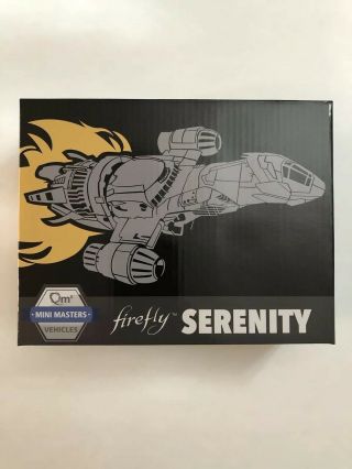Serenity Ship Qmx Mini Masters Firefly Display Maquette With Base Loot Crate