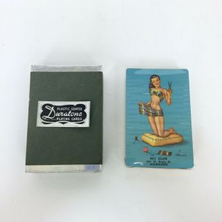 Vintage 901 Club Duratone Pin Up Girl Playing Cards Milwaukee Wisconsin Historic 2