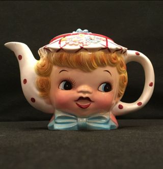 Vintage Lefton Miss Dainty Teapot
