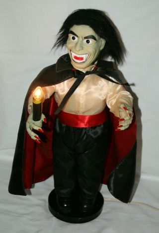 Telco Halloween Motionette Vampire Dracula 24 " Figure Electric Topstone