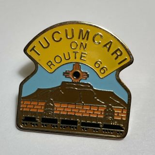 Lapel Pin Route 66 Tucumcari Mexico Enamel Lapel Hat Pin Collectible Rte 66