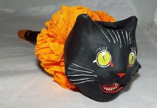 Bethany Lowe Black Cat Sassy Party Horn Pipe Whistle Halloween