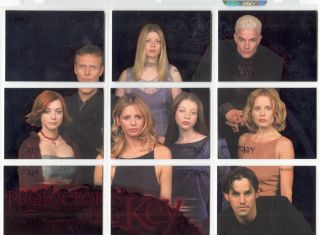 Buffy Tvs Season 5 Complete Protectors Of The Key Chase Card Set K1 - 9