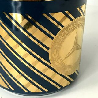 Mercedes Benz Club Navy Blue Gold Tams Coffee Cup Mug Gift Made In England 3