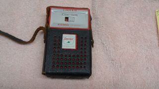 Sinclair Gas Pump " Dino Supreme " Am Novelty Radio With Case Model 6001