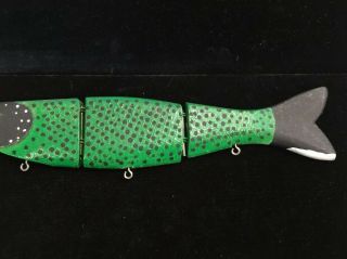 Pop Dean Musky Lure Made In Late 90’s,  10”.  Rare Color Fishing