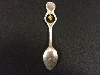 Vintage Timberline Lodge Mt.  Hood Oregon Collectible Silver Spoon Souvenir 4