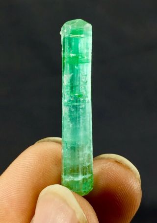 Wow - 19 - C.  T - Top - Quality - - Terminated - Paraiba - Blue - Tourmaline - Crystal