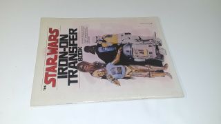 Vintage 1977 STAR WARS MOVIE IRON - ON T - SHIRT TRANSFER BOOK COMPLETE 2