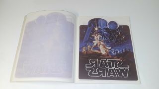 Vintage 1977 STAR WARS MOVIE IRON - ON T - SHIRT TRANSFER BOOK COMPLETE 5