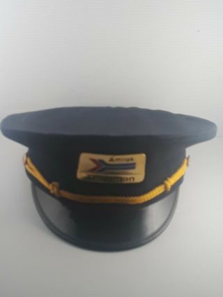 Authentic Amtrak Trainman Hat 7 5/8 Made By Howard Uniforms