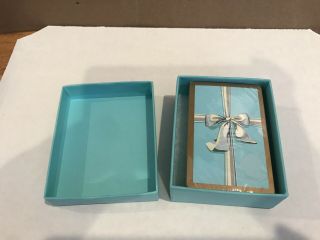 Tiffany & Co Playing Cards Deck Blue White Ribbon Gift