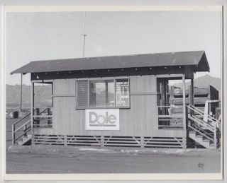 Dole Dispatch Office Helemano 1981 Hand Printed Silver Halide Foto On 8x10 " Mat