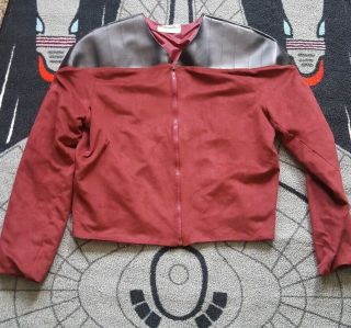 Star Trek The Next Generation Picard Jacket,  Suede,  Not Anovos