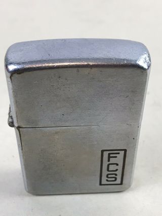 Vintage Zippo Lighter 1948 - 1950 Products Pat.  2032695