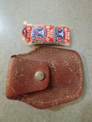 Vintage Daisy Bb Gun Pouch And Red Ryder Bb 