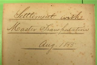 2 Railroad documents,  Contoocook Valley,  1855,  with Hampshire Railroad. 4