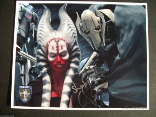 Star Wars Shaak Ti Jedi Autograph 8x10 Photo - Orli Shoshan Officialpix