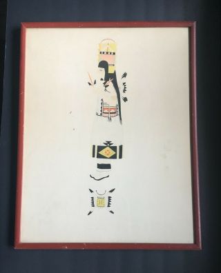 1932 Art Signed Richard Martinez,  Opa Mu Nu,  Listed San Ildefonso Pueblo Artist
