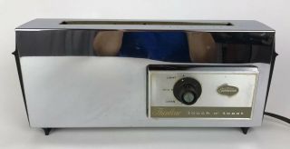 Sunbeam Thinline Touch N Toast Vintage Toaster Chrome 2 Slice