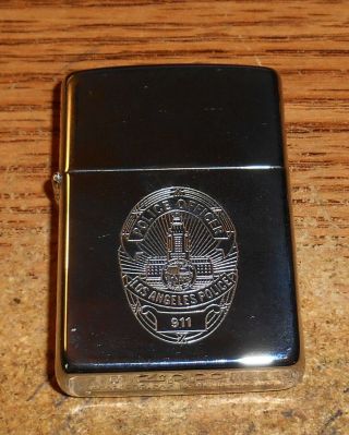 1995 Zippo Los Angeles Officer Full Size Lighter