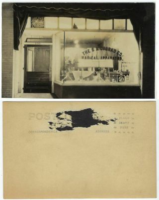 S.  A.  Conrad Magic Co.  Postcard - Thayer Items On The Window - Gerrie Larsen 