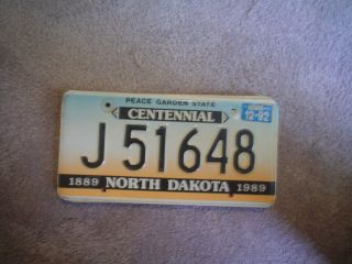 North Dakota Centennial License Plate Buy All States Here